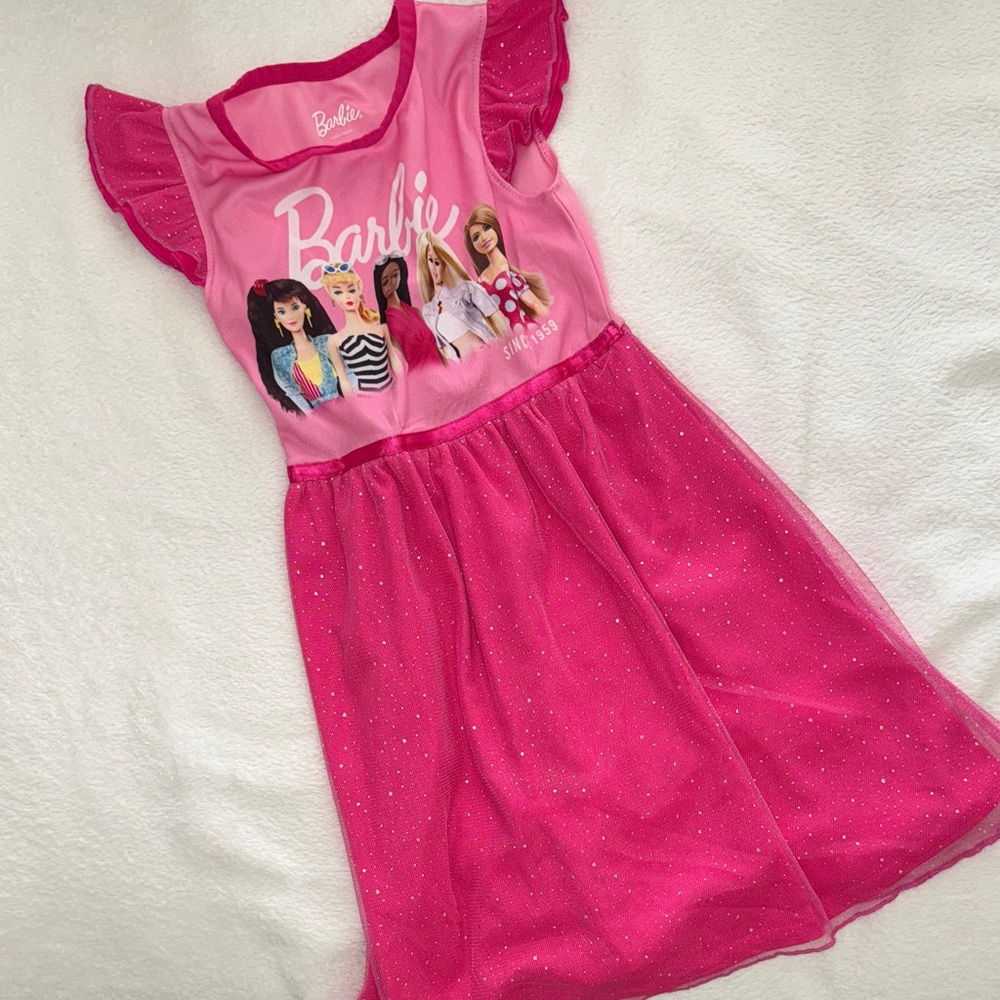 Barbie Sparkling Pink Dress for Kids